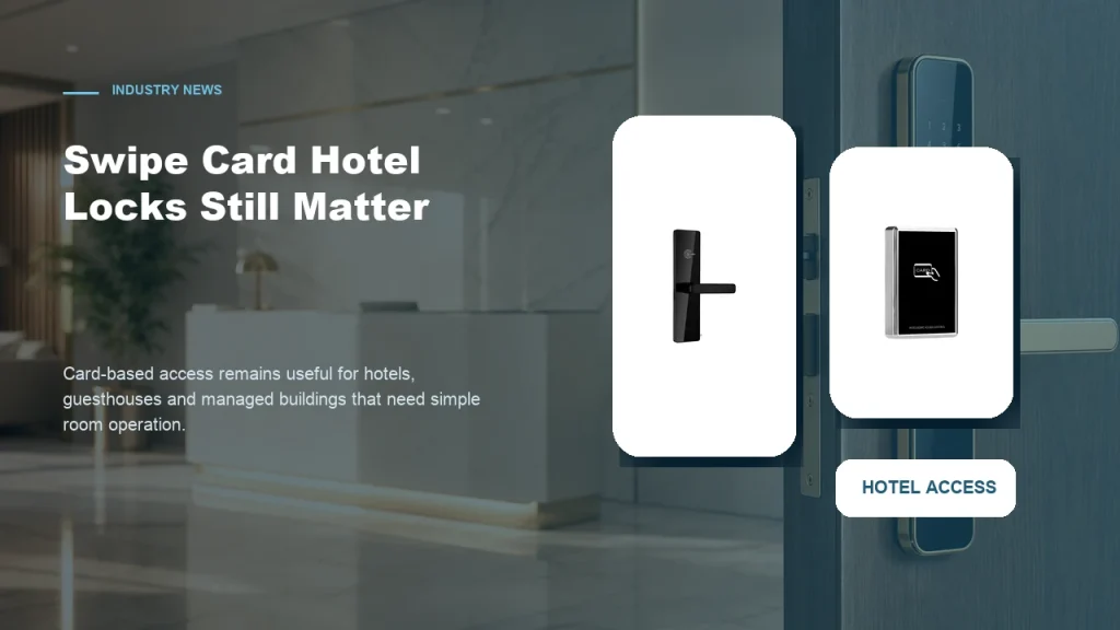 Why Swipe Card Smart Locks Still Fit Hotel and Guesthouse Projects